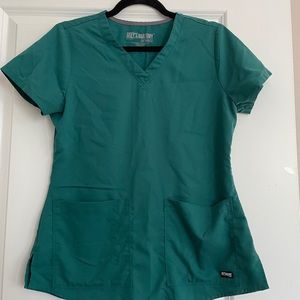 Greys Anatomy Hunter Green Scrub Set (Small)